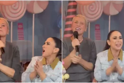 Xuxa faz surpresa em aniversário da filha de Tatá Werneck