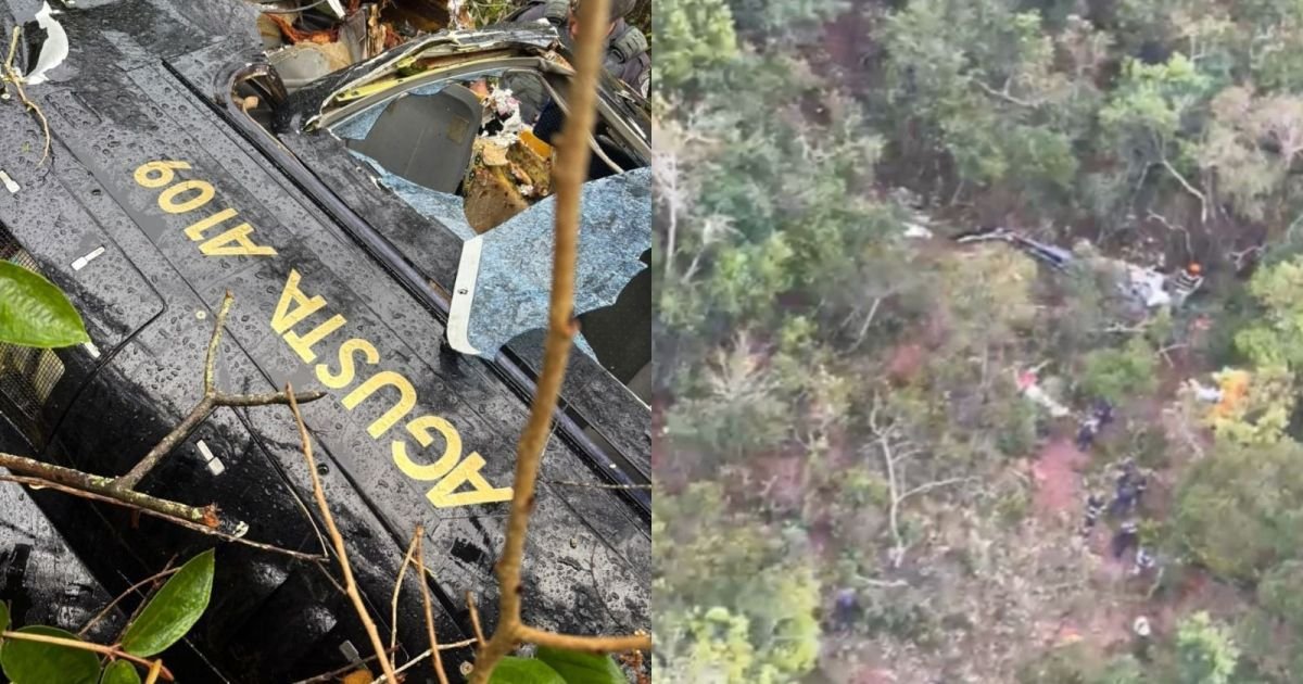 Ocupante de helicóptero que caiu em SP estava foragido
