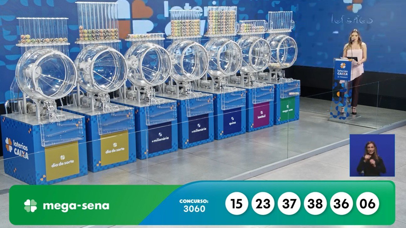 Mega-Sena 3060 acumula e prêmio vai a R$ 32 milhões