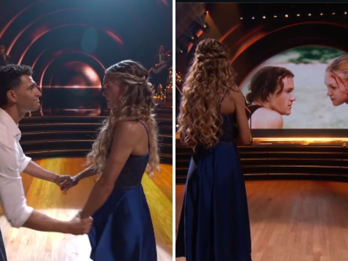 Julia Stiles no palco no Dancing With The Stars • Instagram/Dancing With The Stars