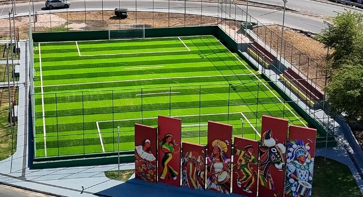 Arena esportiva da Camboa é inaugurada após reforma