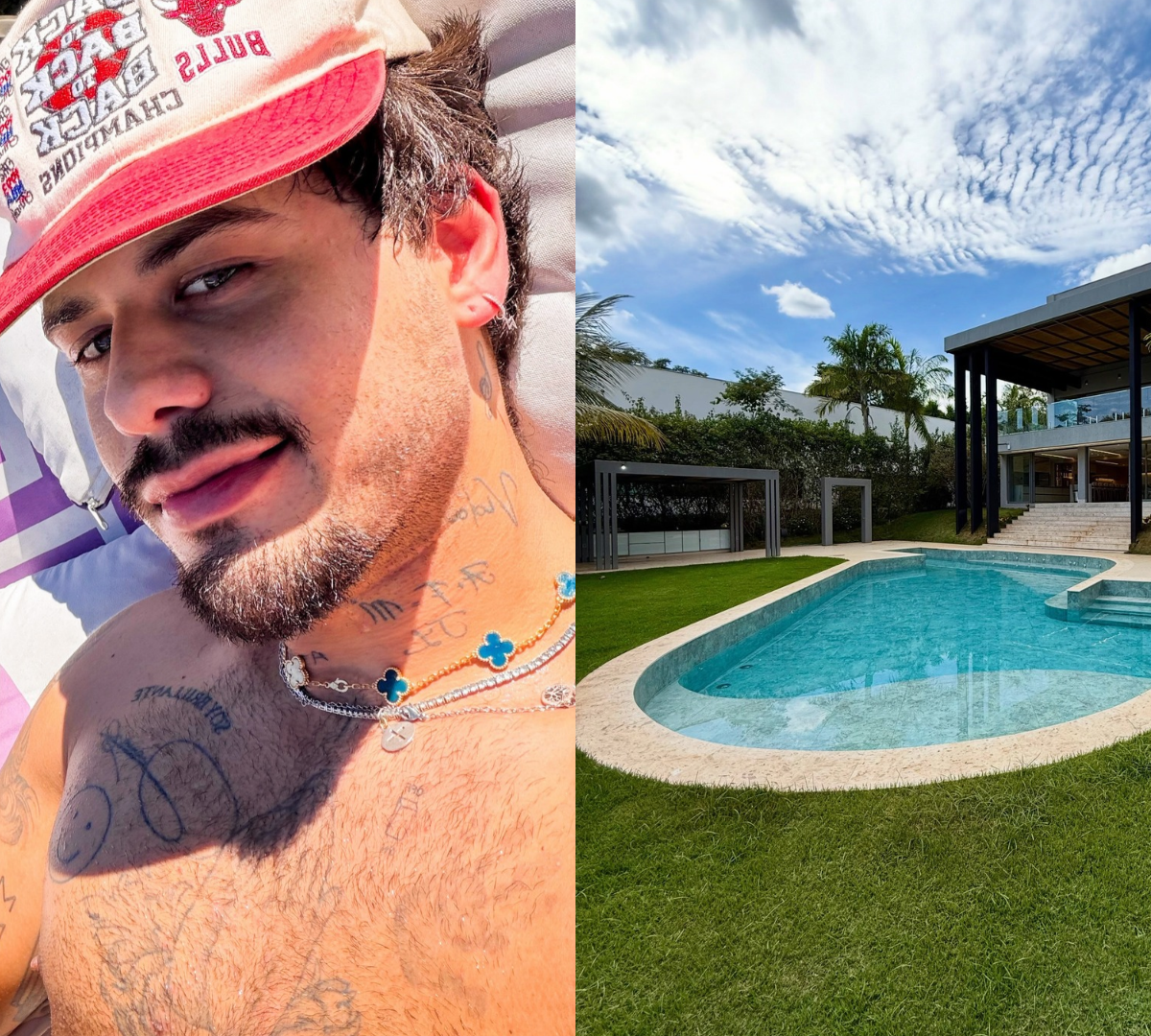 Zé Felipe aluga mansão de R$ 24 milhões em Goiânia