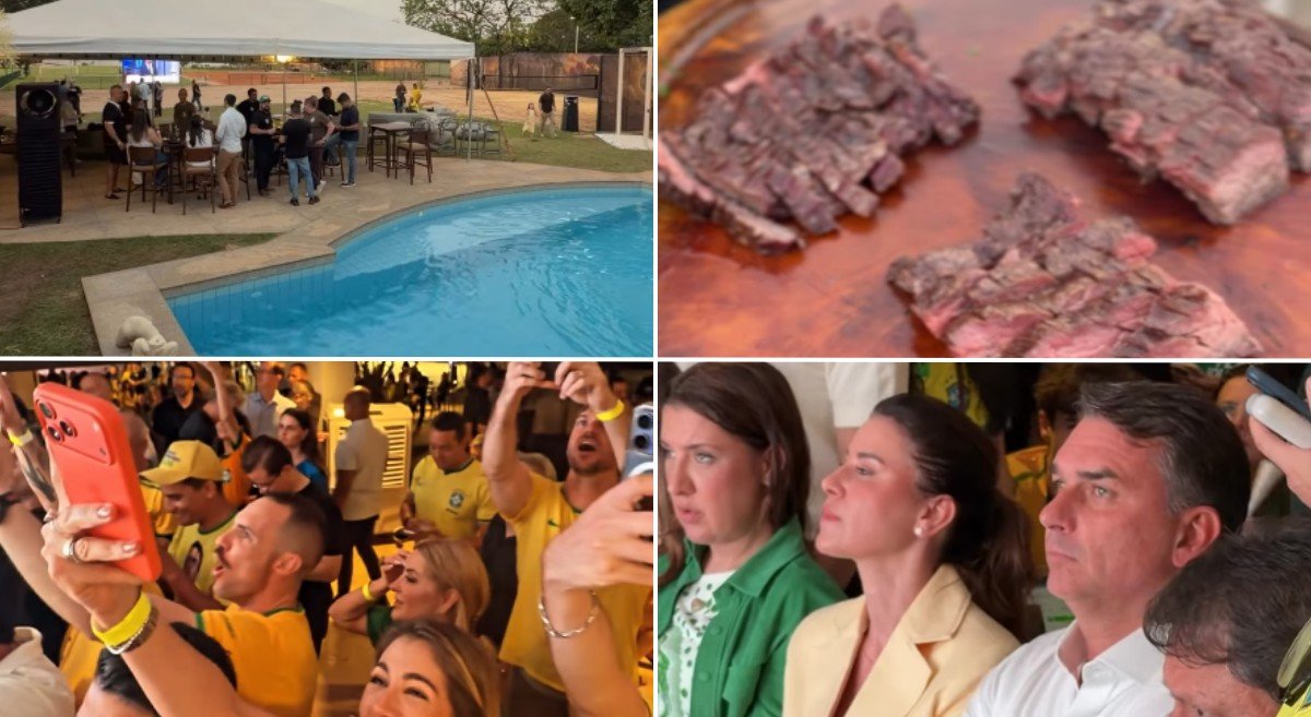 Picanha, festa, tensão e silêncio: empresário filma bastidores de Flávio e aliados na apuração; VÍDEO
