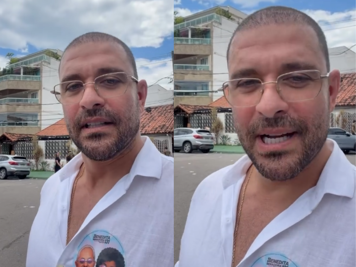 Diogo Nogueira relata ter sido alvo de hostilização ao votar: “É crime”