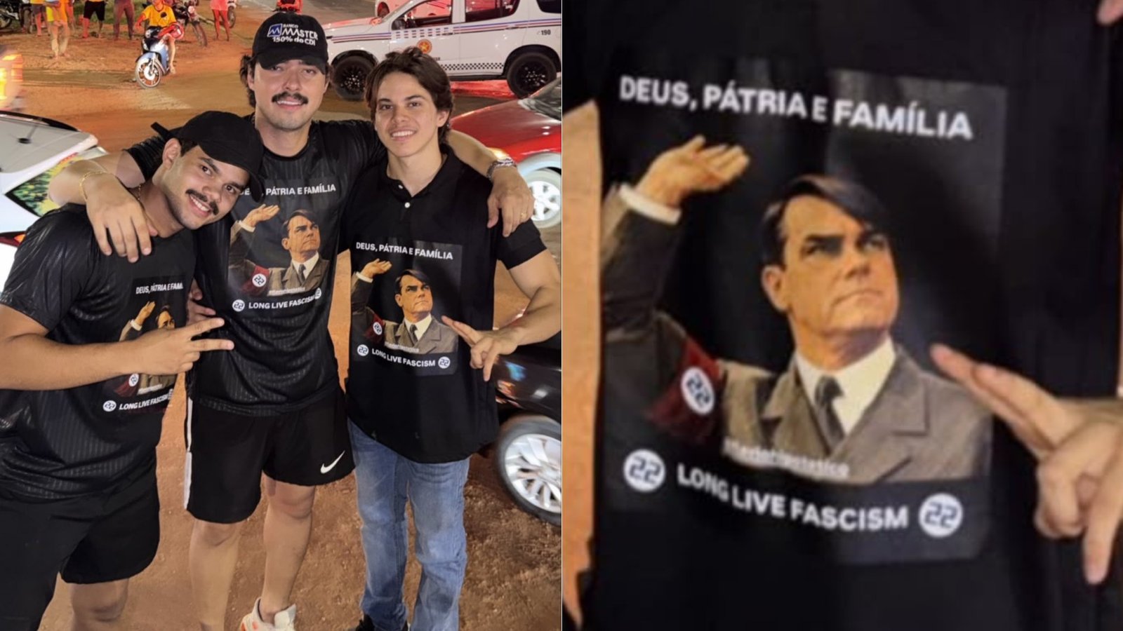 Jovens investigados por camiseta com apologia ao nazismo contam que amigo desenhou modelo e grupo mandou confeccionar peças