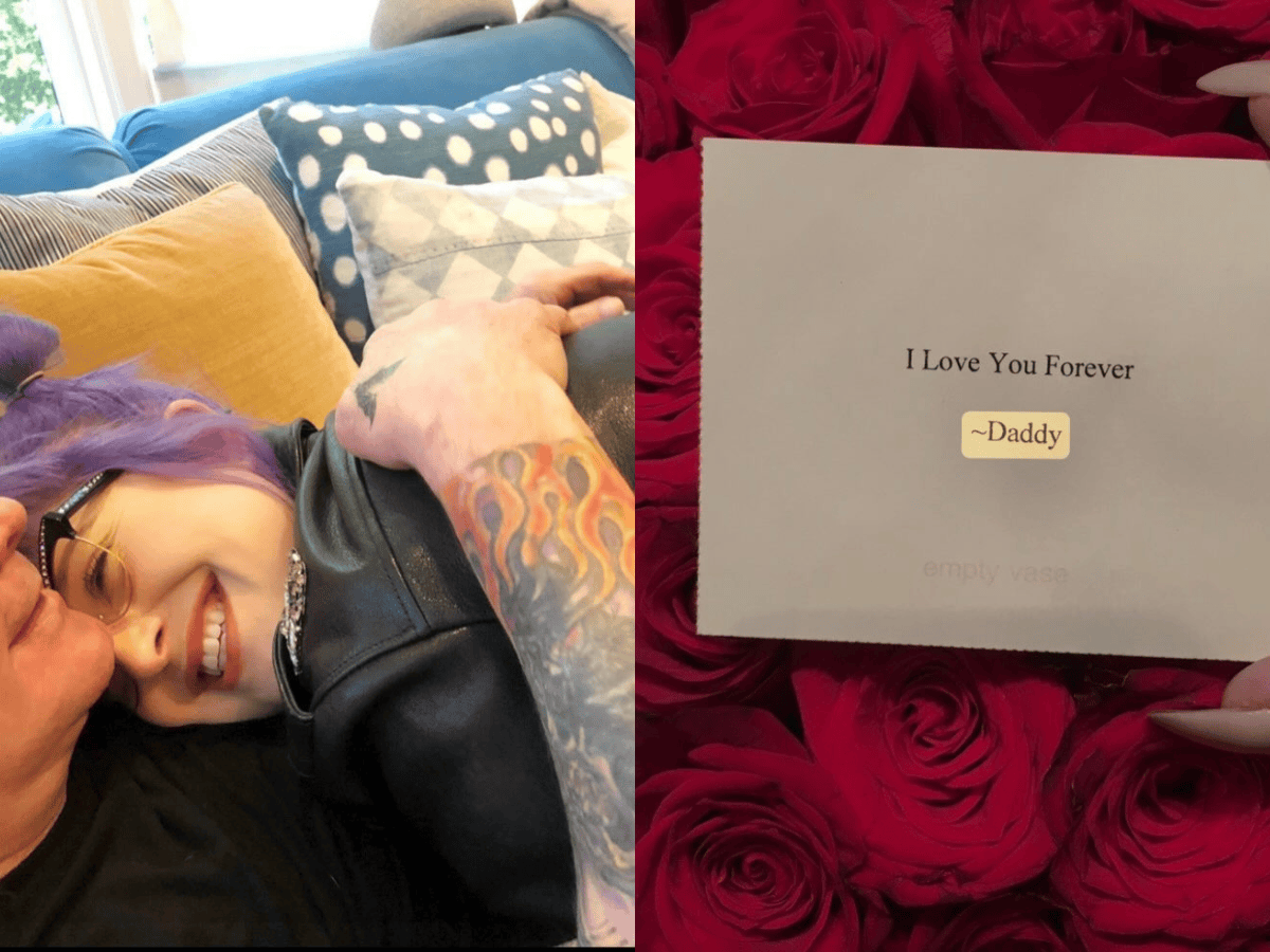 Ao completar 42 anos, filha de Ozzy Osbourne faz homenagem para pai
