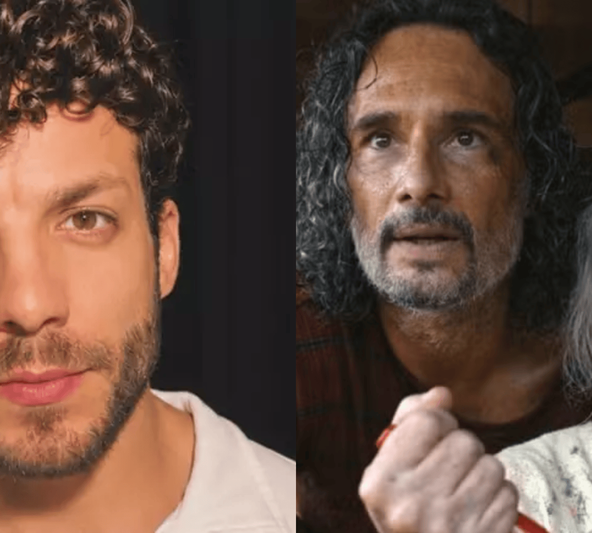 Matheus Sabbá, Rodrigo Santoro e Denise Weinberg no filme "O Último Azul" (2025). • Divulgação Vitrine Filmes / Instagram @matheussabba