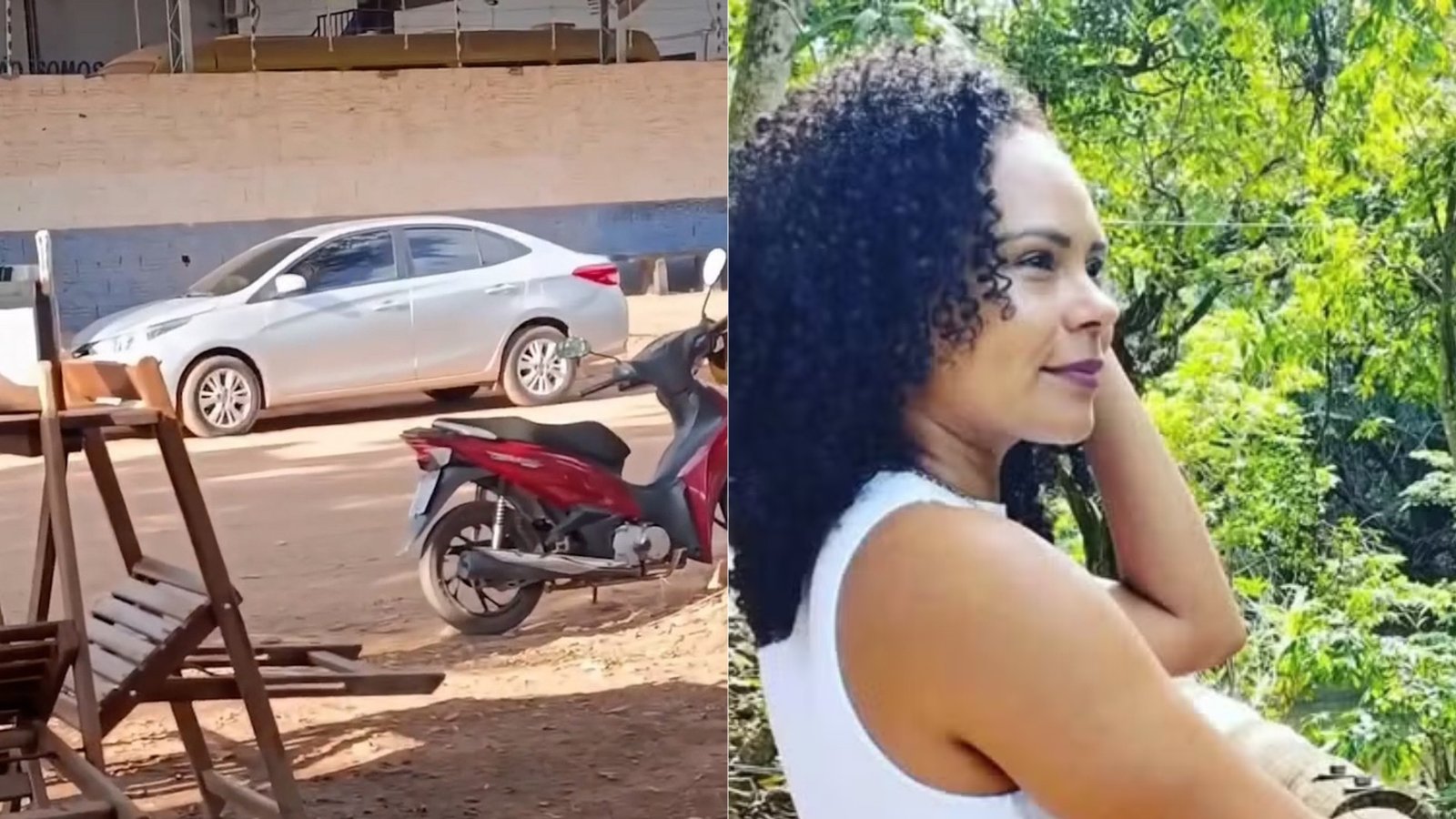 Mulher levou um tiro: testemunha filma carro após disparo que matou PM em Imperatriz