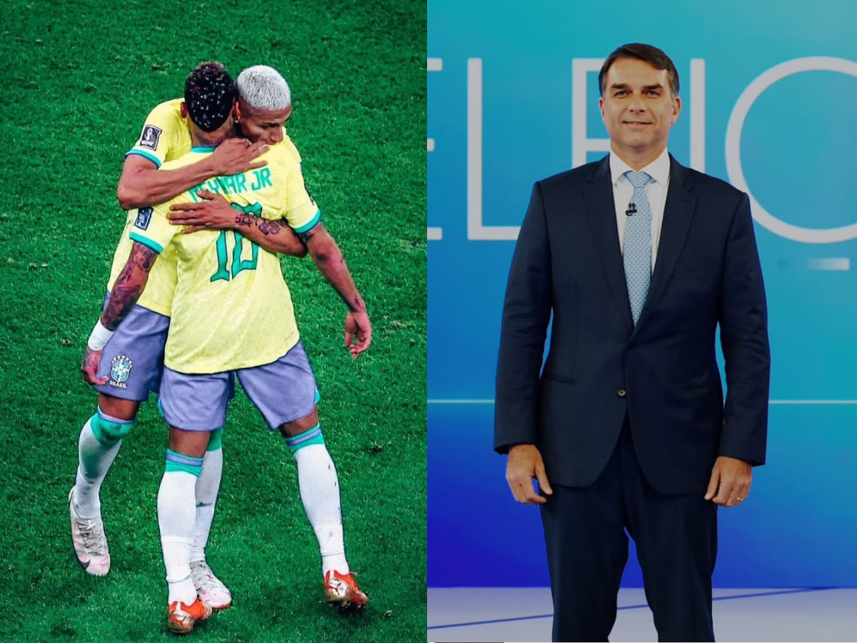 Richarlison ironiza fuga de Flávio Bolsonaro para os EUA, e Neymar alfineta: “Lê o contrato”