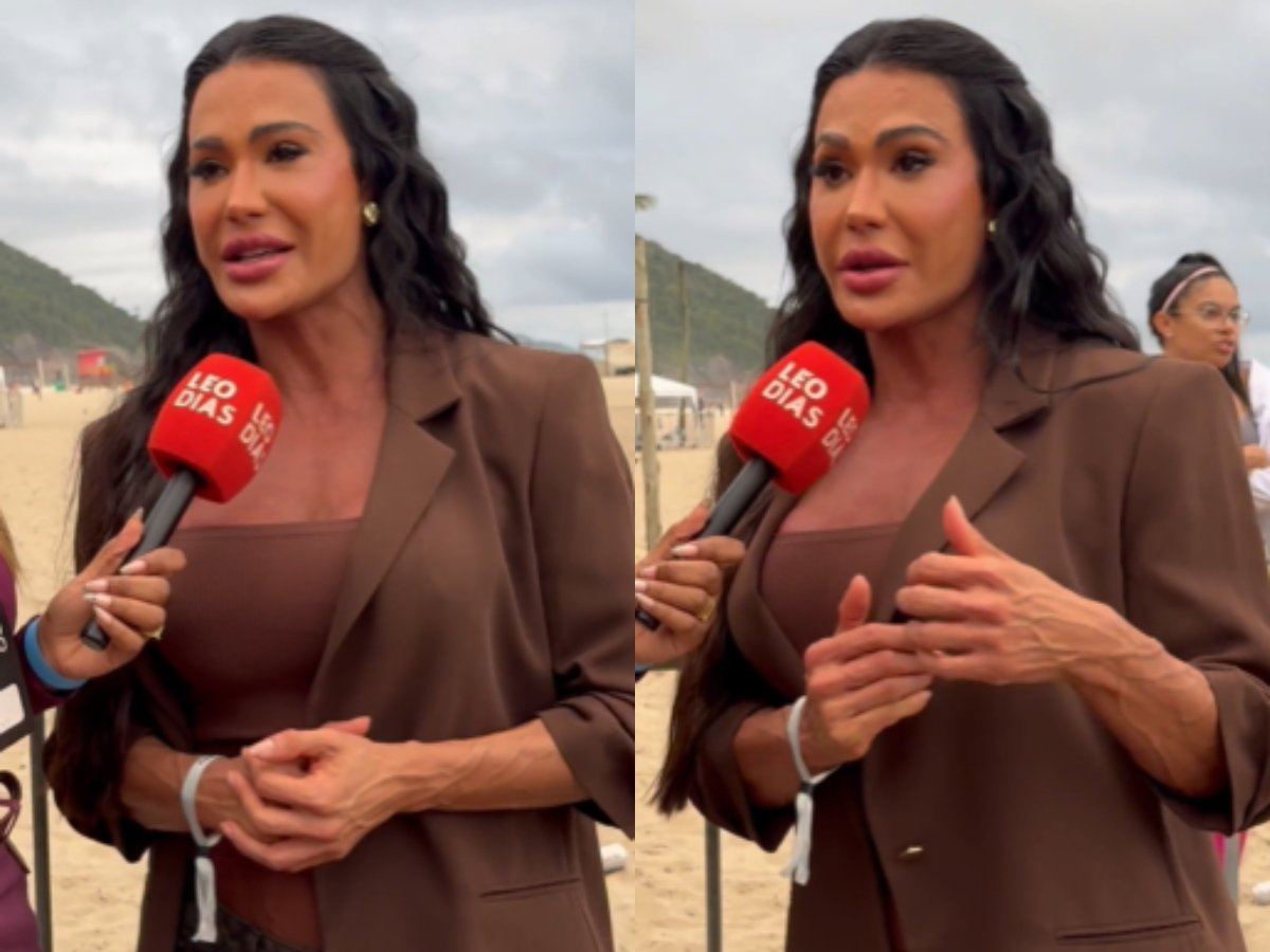 Gracyanne diz que sua mãe passou mal ao saber de separação com Gabriel Cardoso