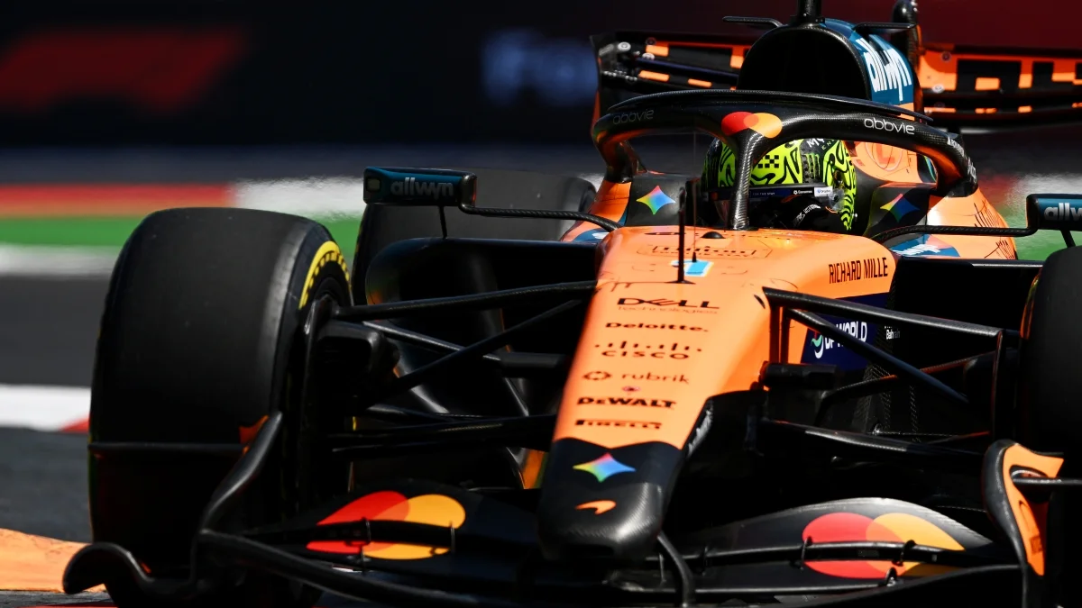 F1: Norris lidera último treino no México; Bortoleto não registra tempo