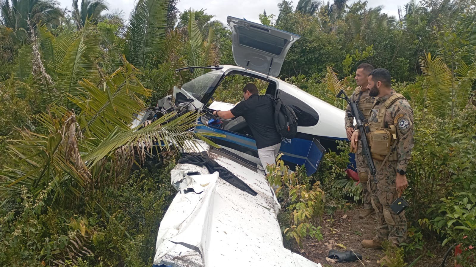 Avião com quatro pessoas a bordo cai após decolar em Carutapera, no MA