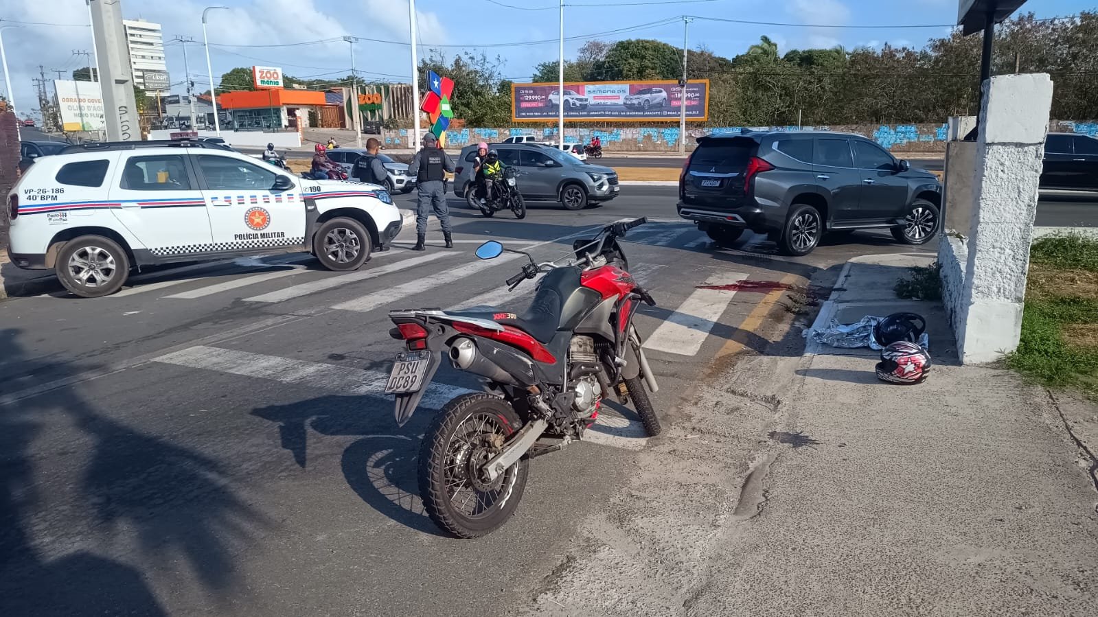 Motociclista morre em acidente no Olho d’Água