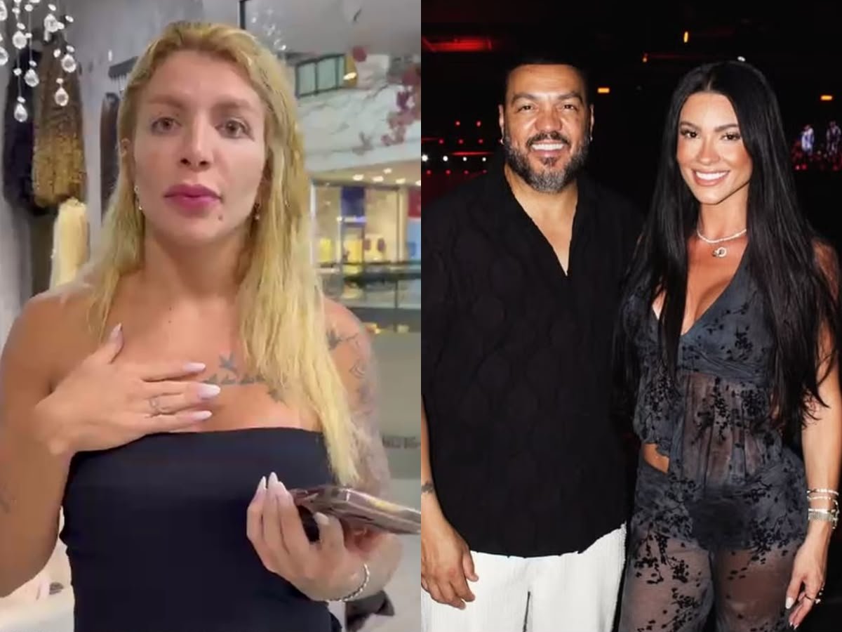 Modelo apontada como “amante” de Belo confirma trisal com cantor e Rayane Figliuzzi