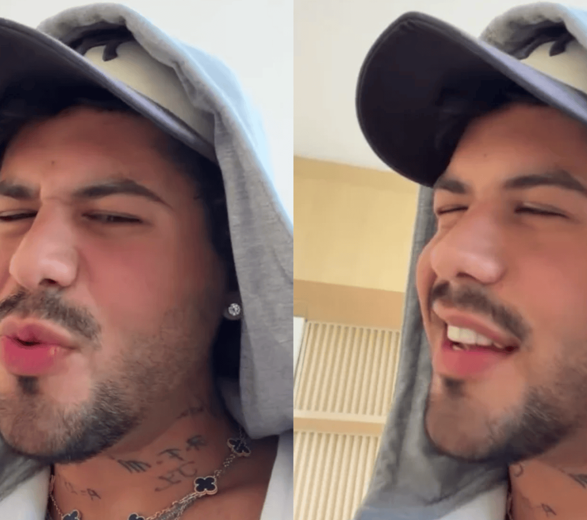 Cantor se queixou de dores na região dos glúteos • Instagram/Zé Felipe
